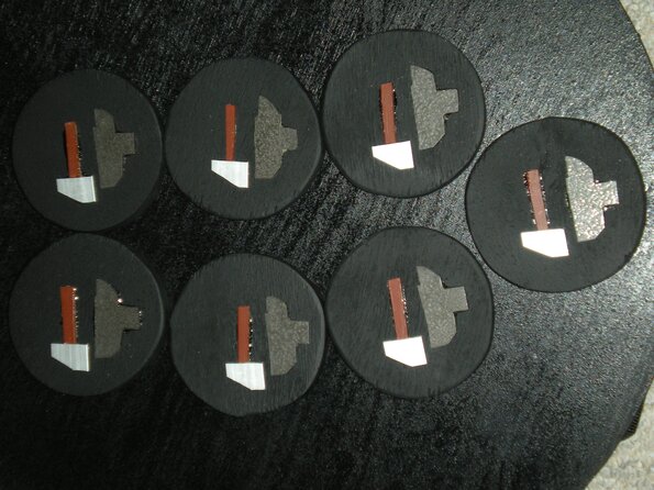 1finished sheilds
